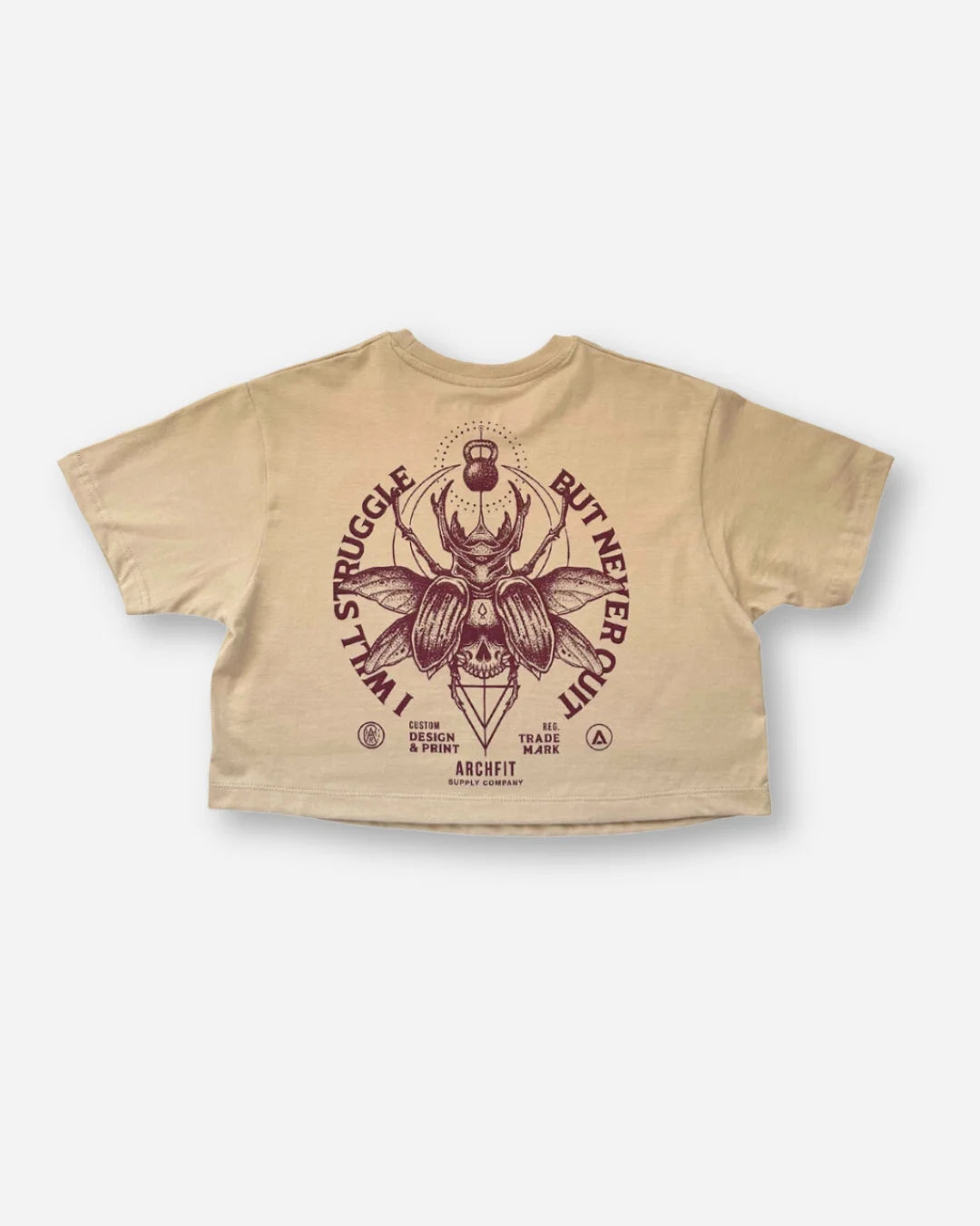 Crop Top 'NEVER QUIT'