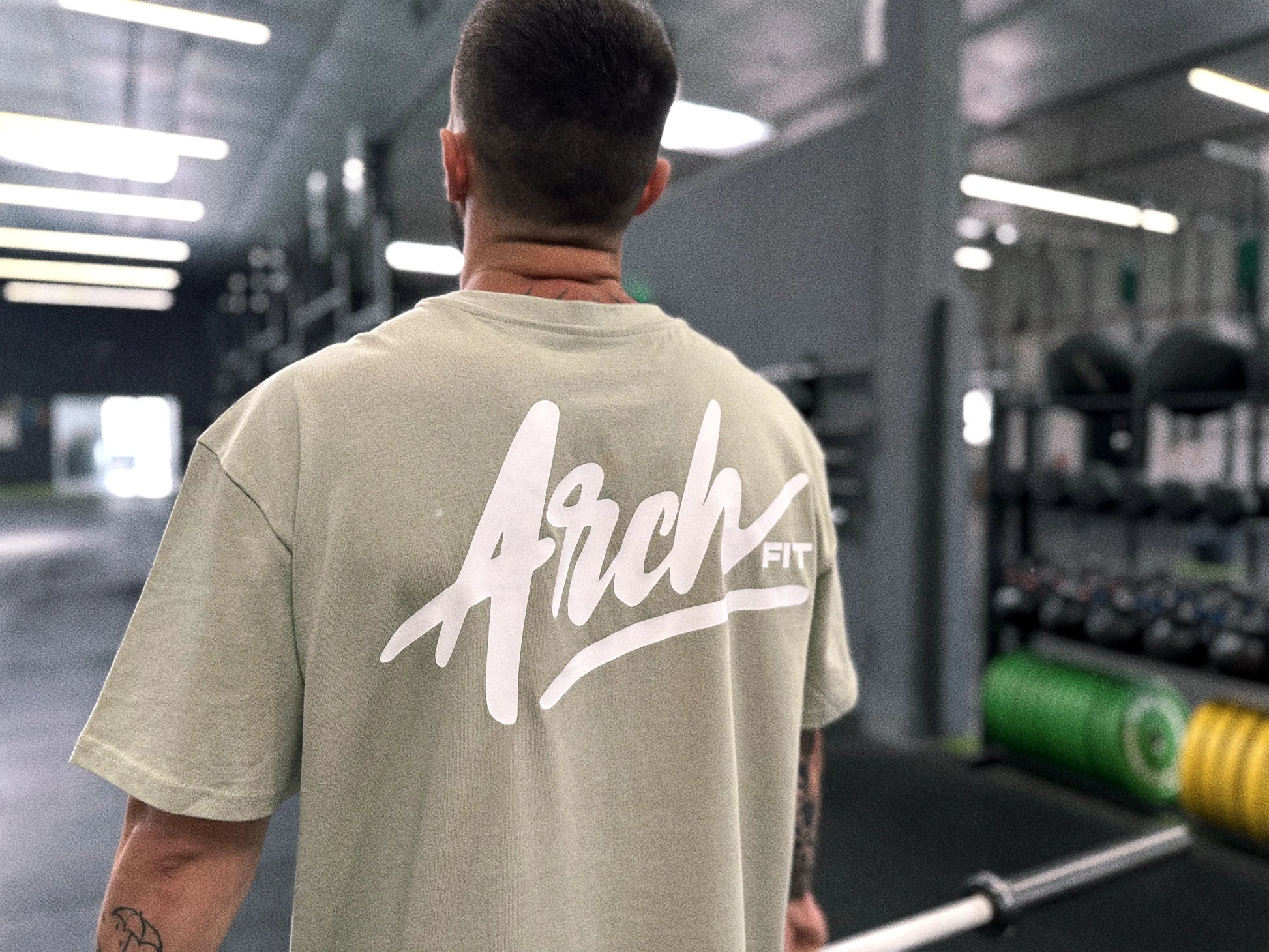 Camiseta Oversize ArchFit – Salvia