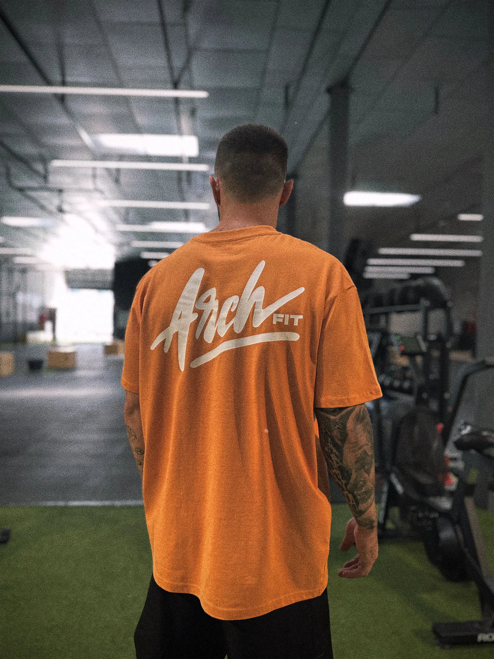 Camiseta Oversize ArchFit – Burnt Orange