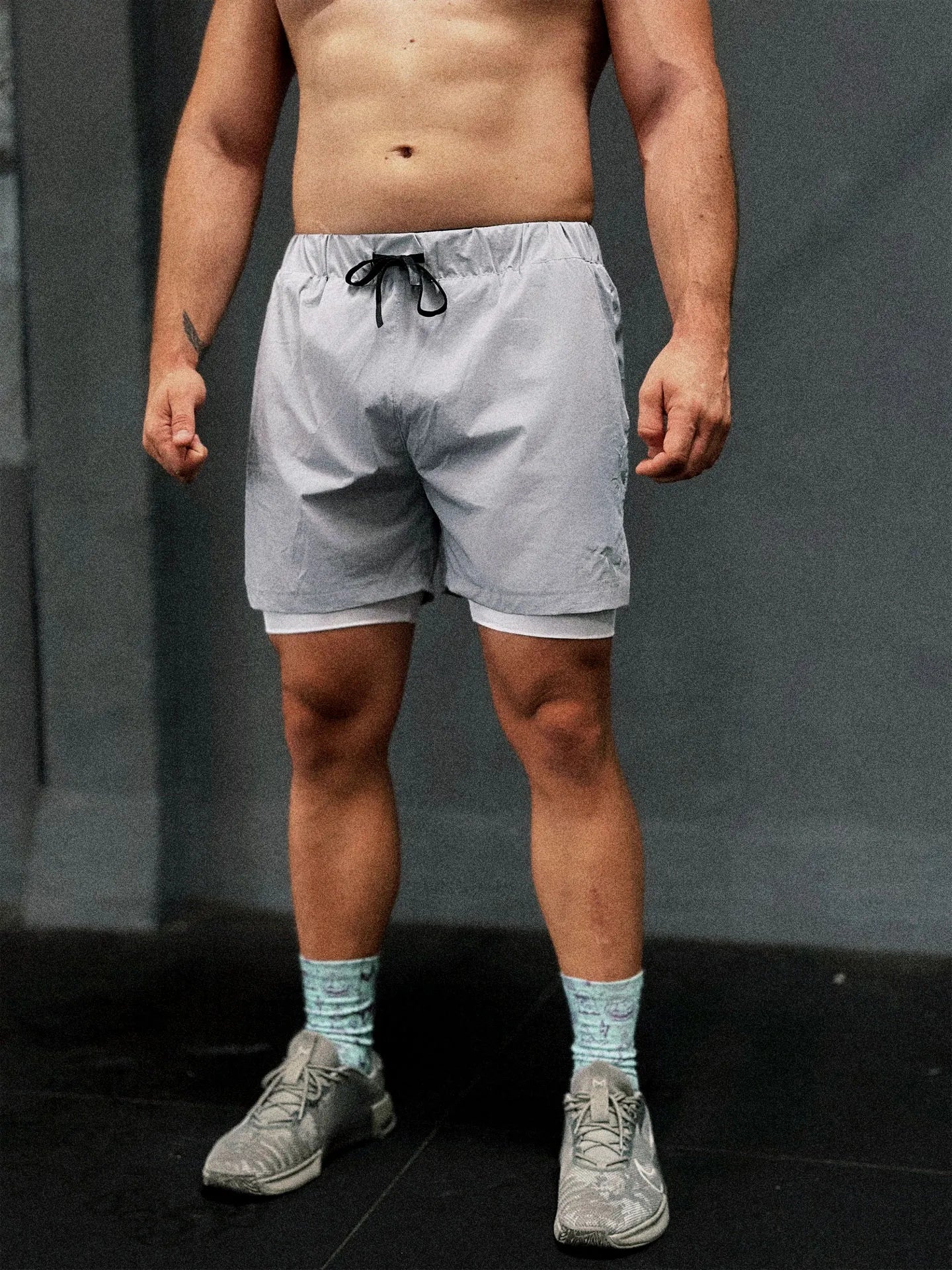 Pantalón corto Doble Reflective - gris