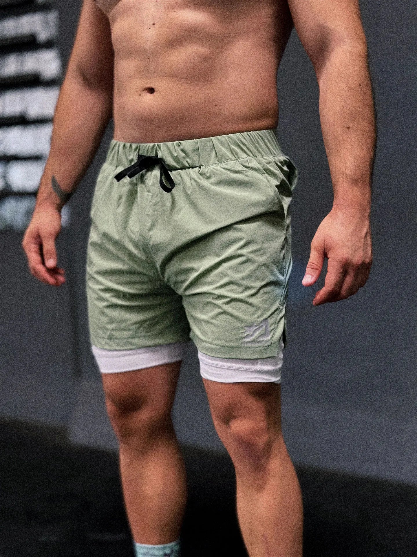 Pantalón corto Doble Reflective - salvia