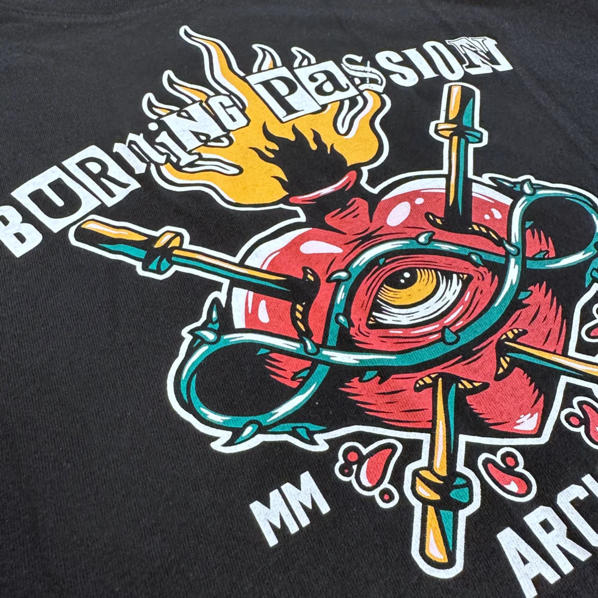 Crop Top sin mangas 'BURNING PASSION'