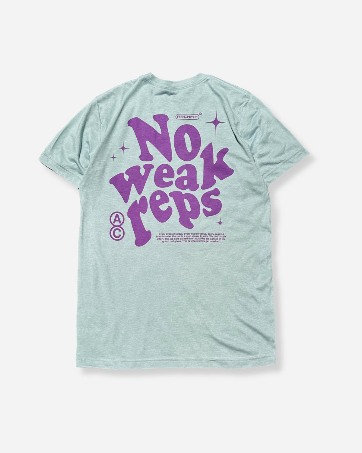 Camiseta triblend 'NO WEAK REPS'
