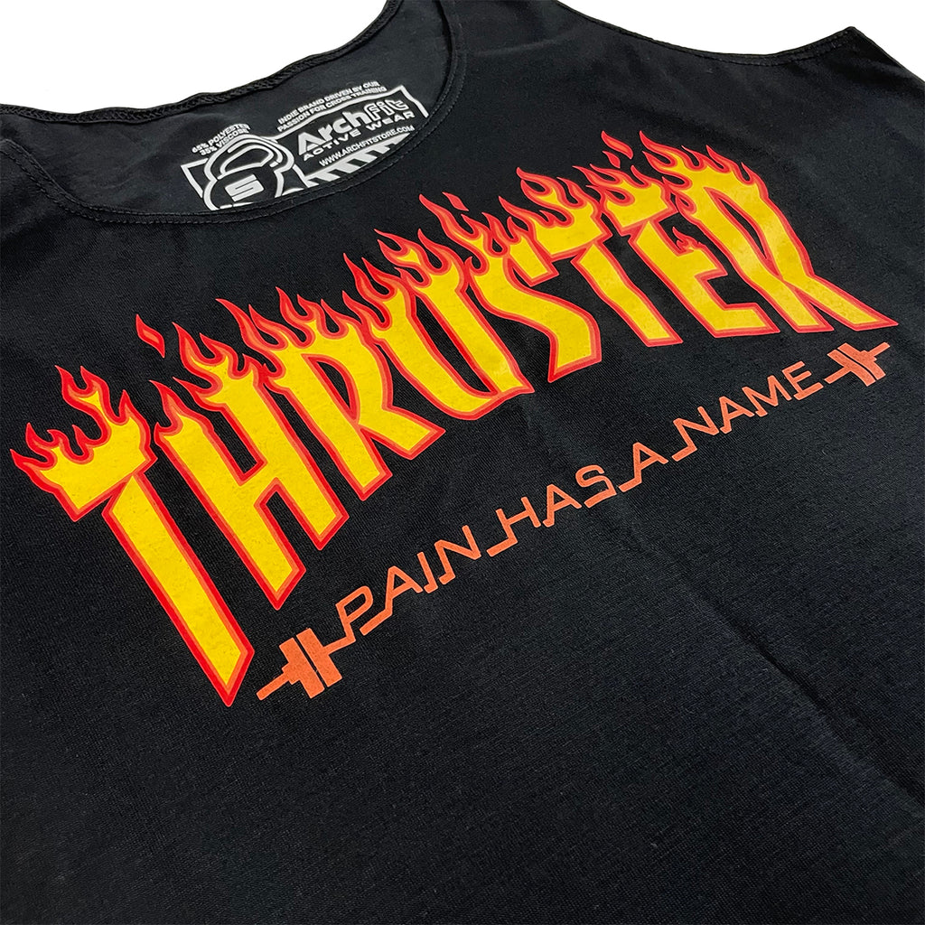 Camiseta tirante para crossfit de mujer 'Thruster' de Archfit detalles