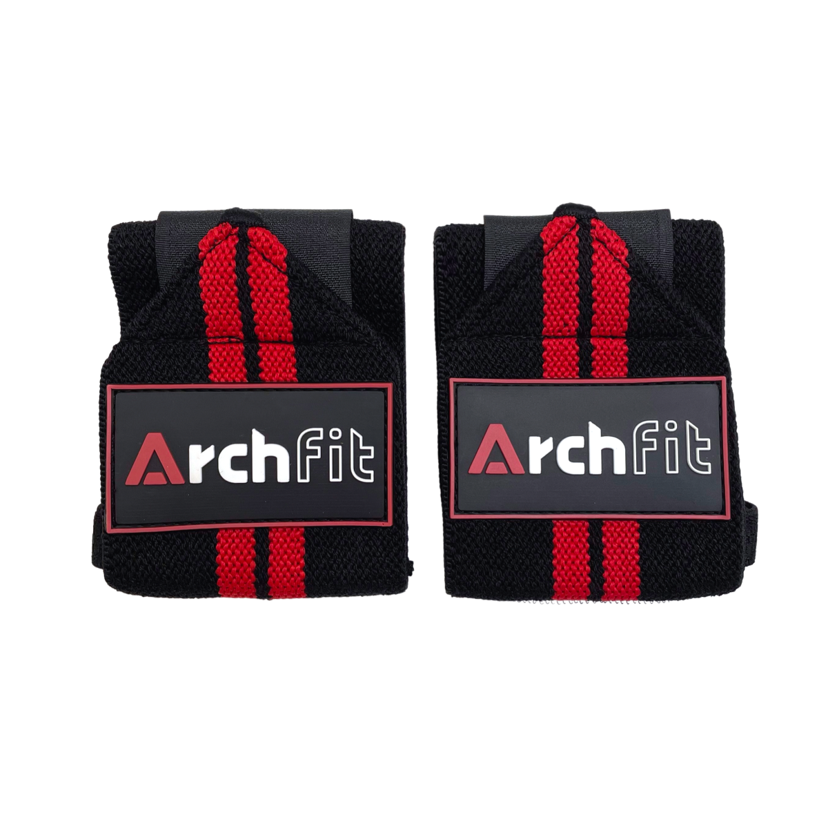 muñequeras para crossfit 30cm red stripes