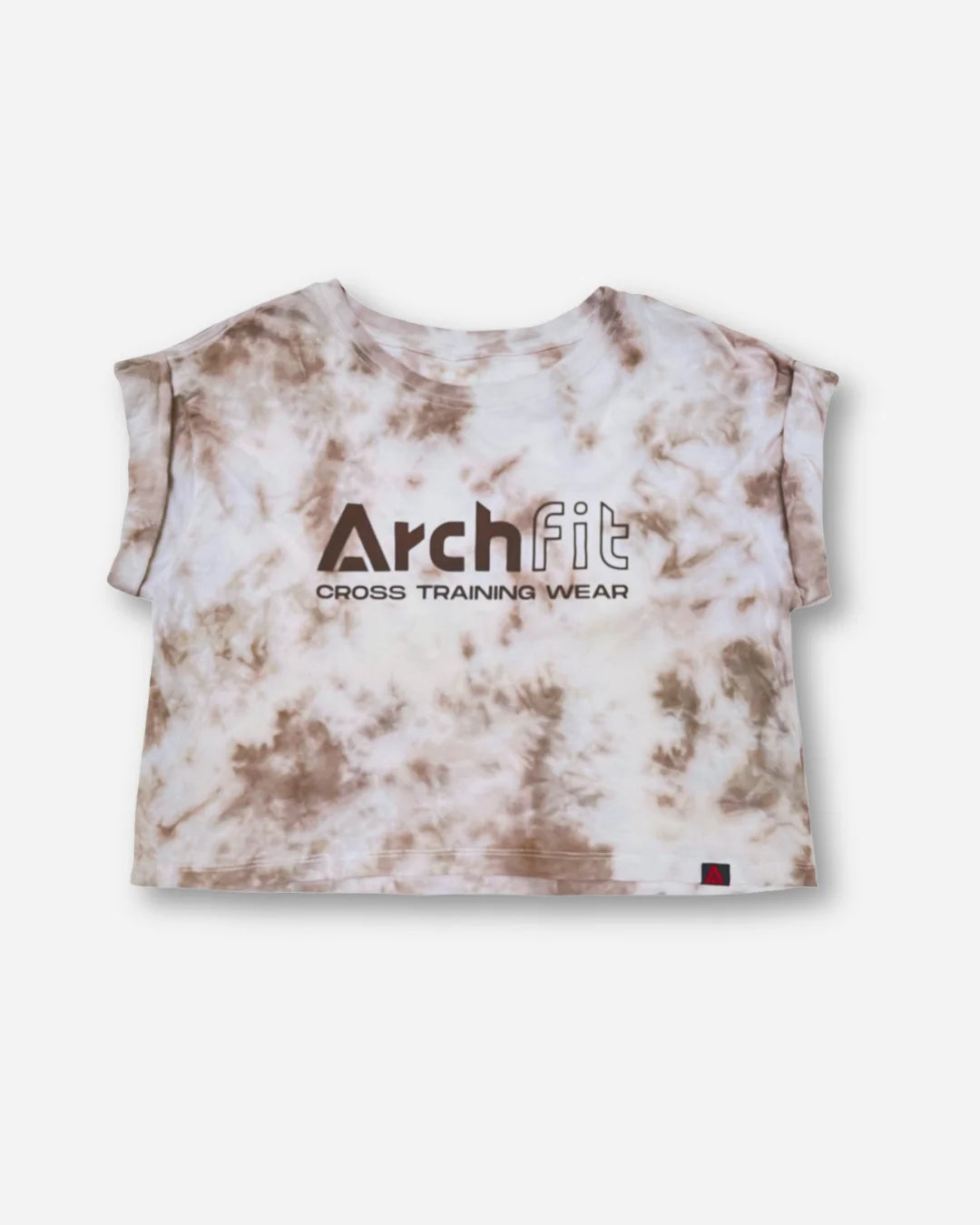 Tie dye crop top 'ARCHFIT LOGO'