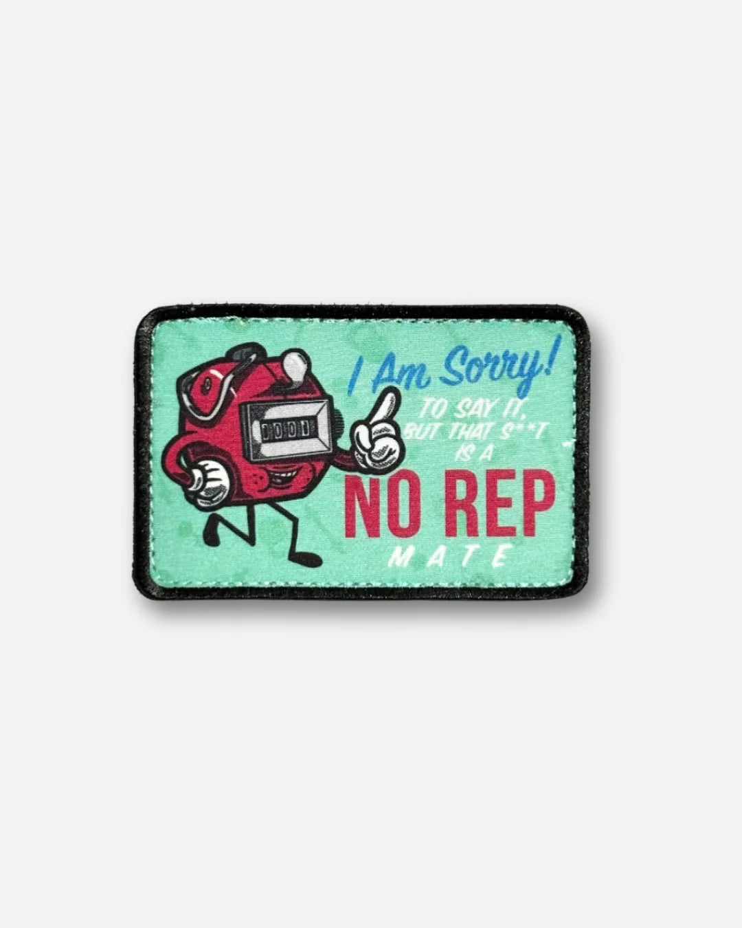 "NO REP" patch