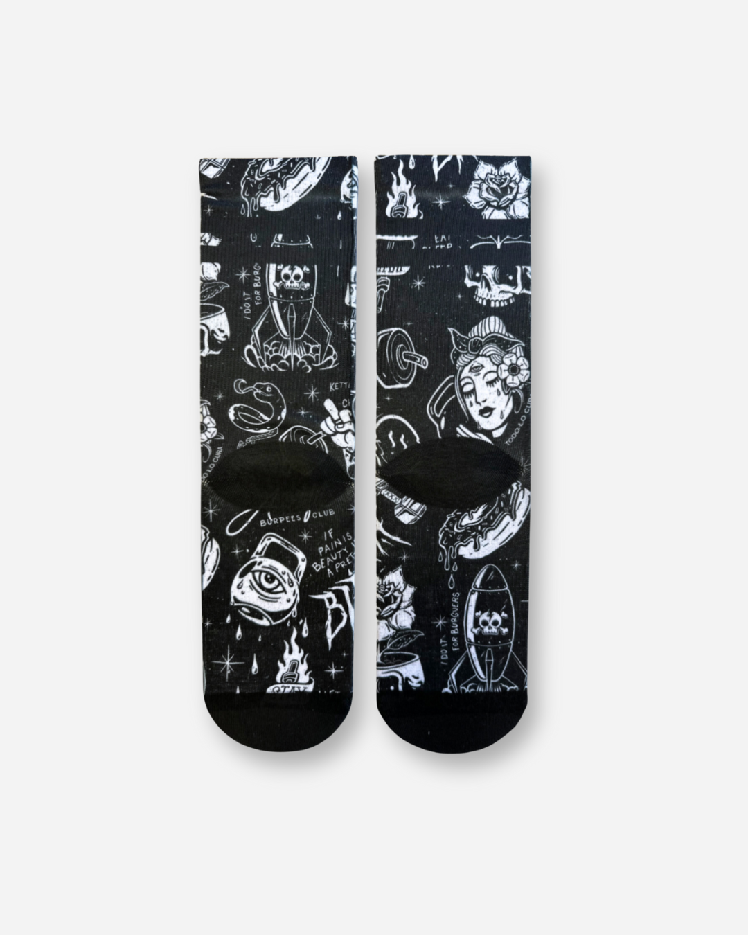 'TATTOO PARLOUR' socks