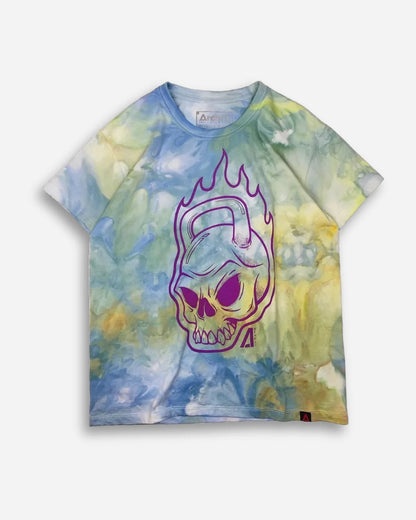 Camiseta tie dye 'SKULL GHOST KB'