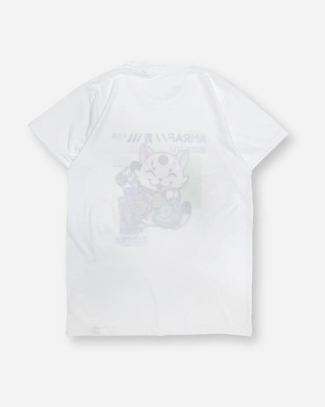 Camiseta 'MANEKI NEKO' - blanca