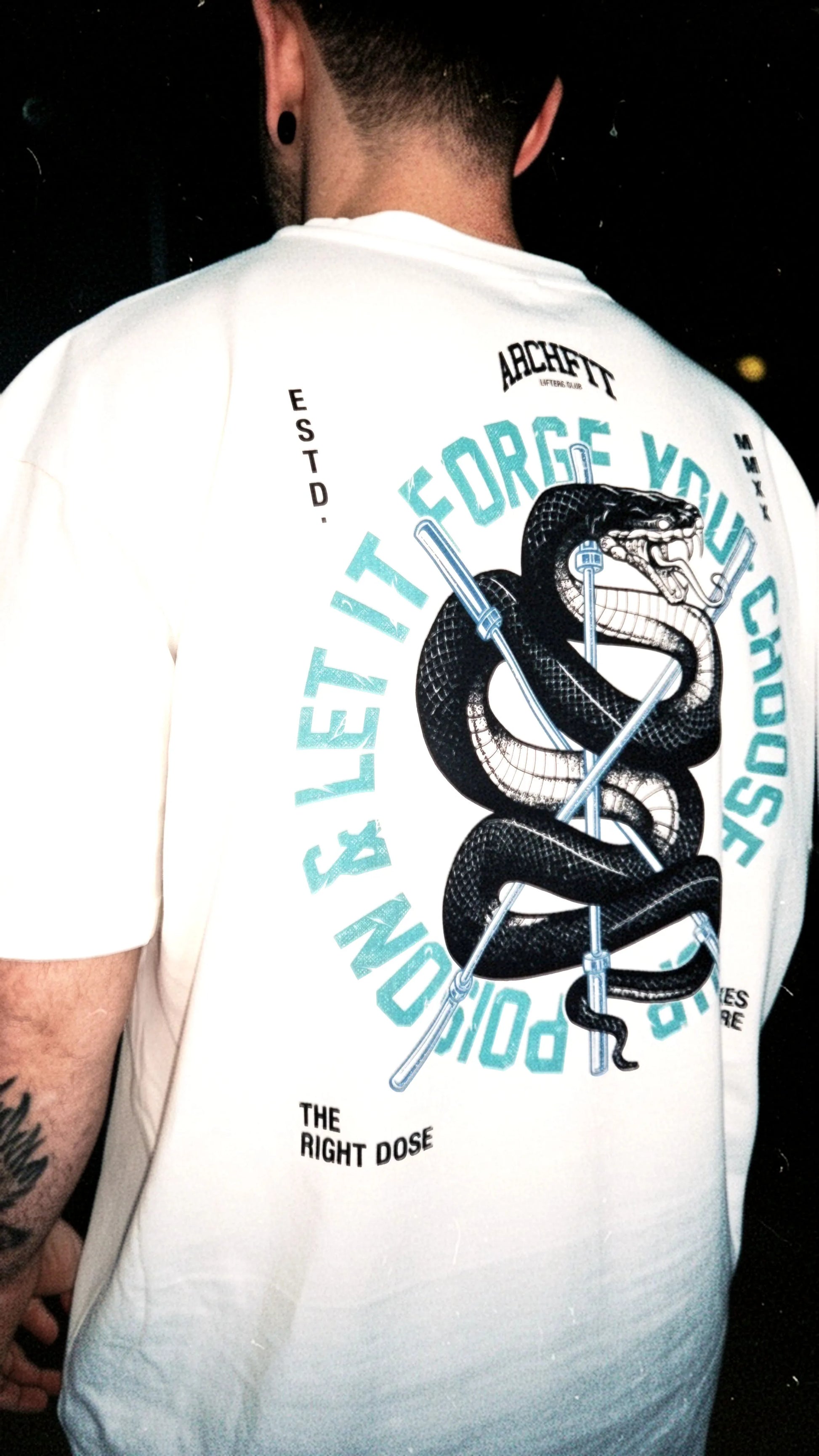 Camiseta Oversize - SNAKES AND BARS