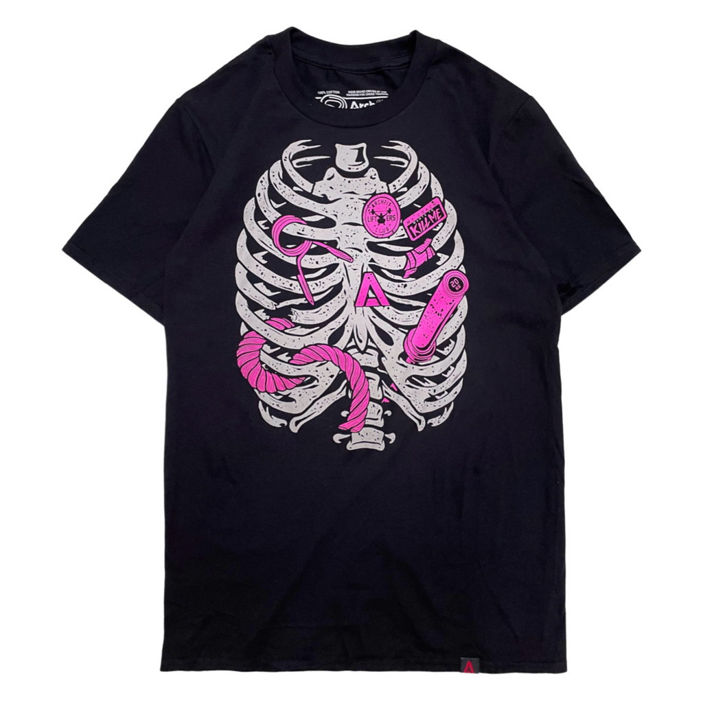 Camiseta unisex 'X-ray crossfitter' para crossfit