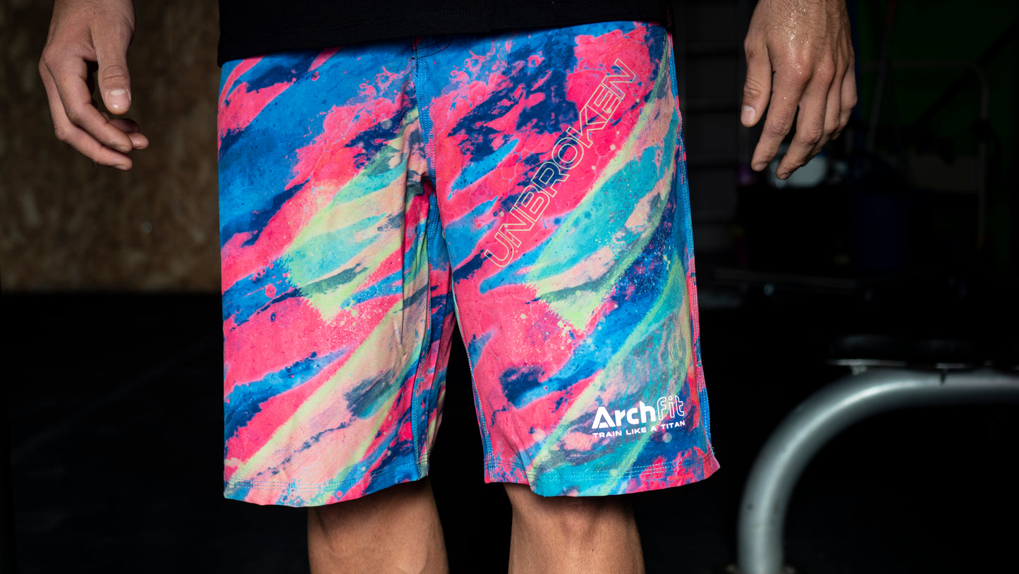 Pantalón corto para cross training 'ACID CAMO'