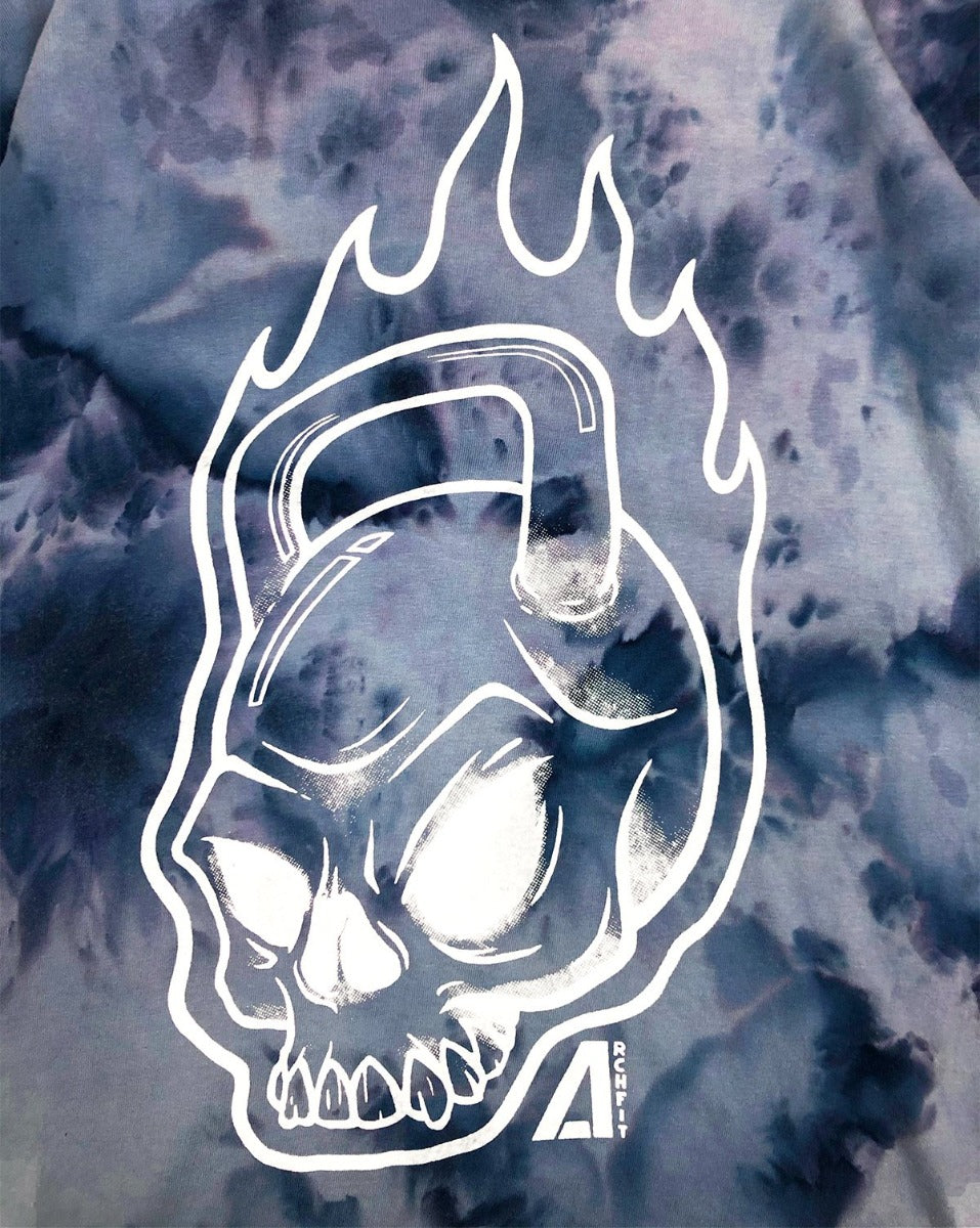 'SKULL GHOST KB' Tie-Dye T-Shirt