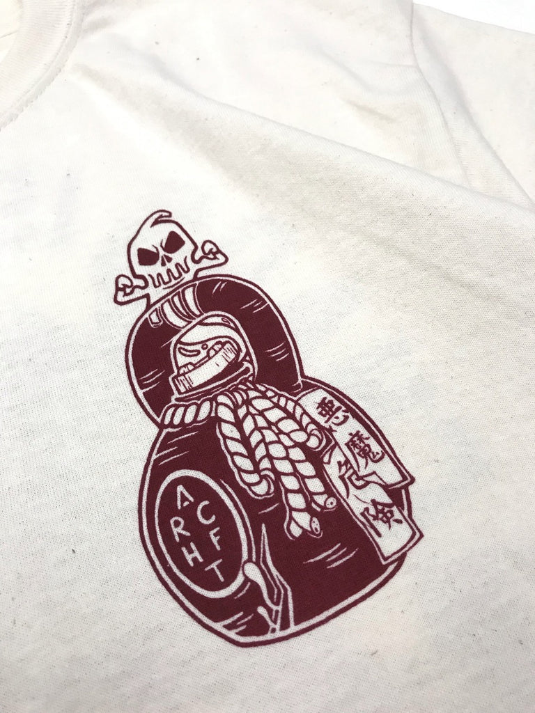 Camiseta "Chaos" de algodón natural para Crossfit detalle estampado pecho